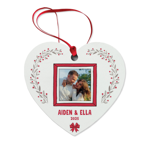 Better Together Personalized Photo Ornament